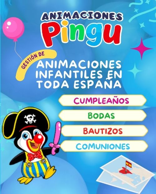 flyer animaciones pingu
