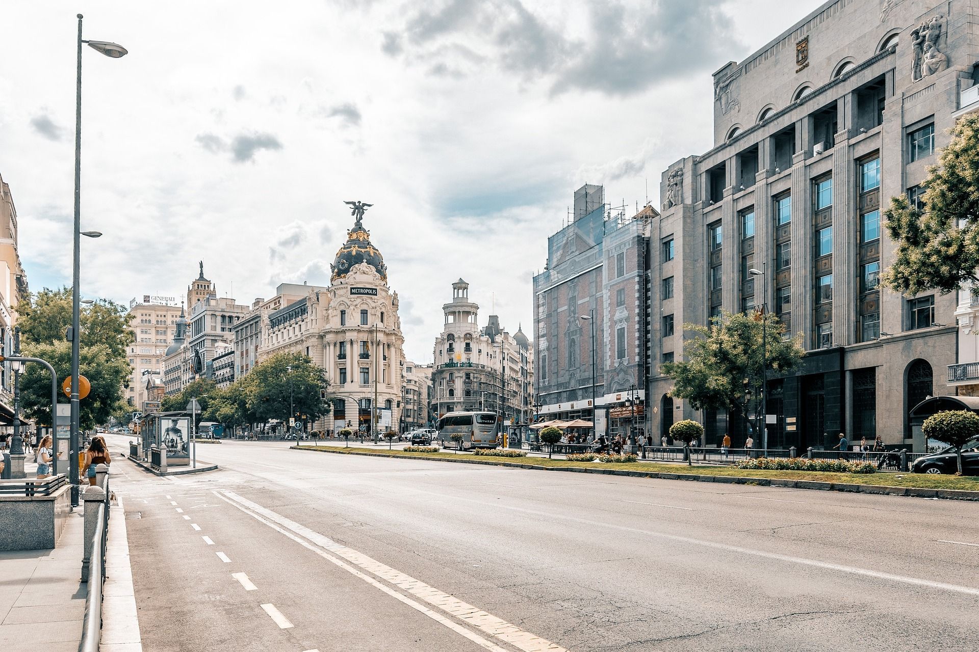 Vista del centro de Madrid